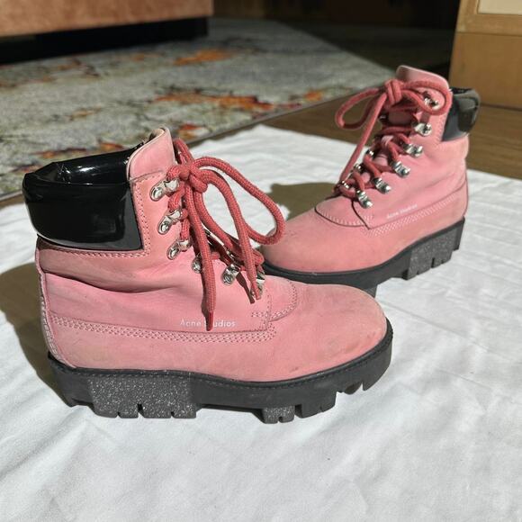 Acne studios pink timberland style - Picture 1 of 3